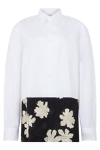 Load image into Gallery viewer, Cotton Poplin Shirt with Floral Print