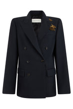 Load image into Gallery viewer, Double-breasted coat in wool