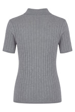 Load image into Gallery viewer, Silk and cashmere ribbed polo