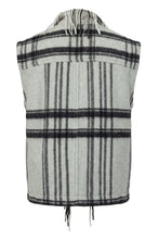 Load image into Gallery viewer, Wool blend gilet with fringes
