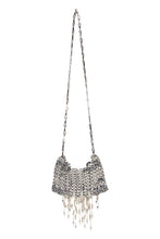 Load image into Gallery viewer, Shoulder bag 1969 Nano in metal with fringes