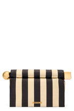 Load image into Gallery viewer, Round Square Canvas Stripe Pouch Bag