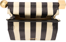 Load image into Gallery viewer, Round Square Canvas Stripe Pouch Bag