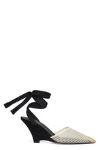 Load image into Gallery viewer, Elegant shoes with heel and decorative ribbon