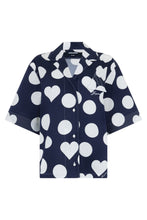 Load image into Gallery viewer, Cotton polka dot shirt