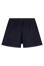 Load image into Gallery viewer, Plissetted denim shorts