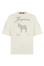 Load image into Gallery viewer, Elegant T-shirt with stylized animal, versatile