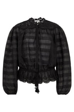Load image into Gallery viewer, Cotton blouse with long sleeves