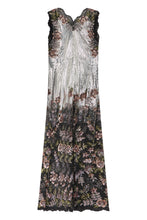 Load image into Gallery viewer, Long dress with floral embroidery