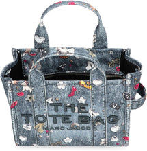 Load image into Gallery viewer, The canvas bag trompe l'oeil with trinket