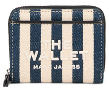 Load image into Gallery viewer, Compact wallet The Stripe in fabric