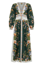 Load image into Gallery viewer, Long dress with floral print