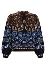 Load image into Gallery viewer, Crew neck sweater with jacquard pattern