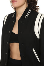Load image into Gallery viewer, Wool-blend bomber jacket