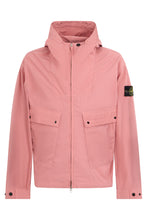 Load image into Gallery viewer, Light pink jacket with adjustable hood