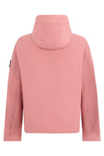 Load image into Gallery viewer, Light pink jacket with adjustable hood