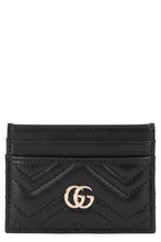 Load image into Gallery viewer, GG Marmont card holder in leather