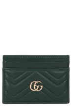 Load image into Gallery viewer, Leather card holder with logo