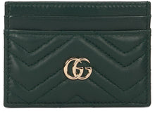 Load image into Gallery viewer, Leather card holder with logo