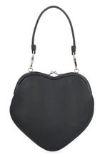 Load image into Gallery viewer, Belle Heart Frame pebbled leather clutch