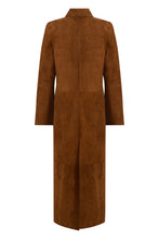Load image into Gallery viewer, Long suede coat