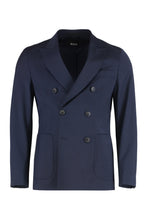 Load image into Gallery viewer, Double-breasted jacket in wool blend