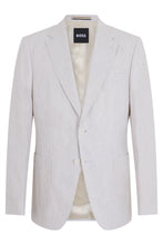 Load image into Gallery viewer, Single-breasted jacket in striped fabric