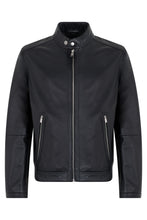 Load image into Gallery viewer, Leather jacket with zipper