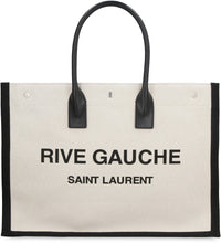 Load image into Gallery viewer, Rive Gauche canvas tote bag