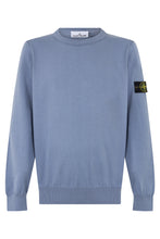 Load image into Gallery viewer, Cotton crew neck sweater with logo
