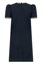 Load image into Gallery viewer, Short denim dress with decoration
