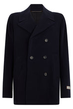 Load image into Gallery viewer, Coat with double-breasted closure