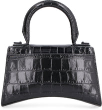 Load image into Gallery viewer, Hourglass XS croco-print leather bag