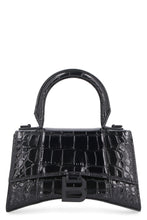 Load image into Gallery viewer, Hourglass XS croco-print leather bag