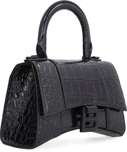 Load image into Gallery viewer, Hourglass XS croco-print leather bag