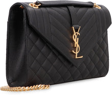 Load image into Gallery viewer, Envelope quilted leather shoulder bag