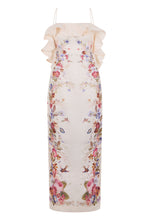 Load image into Gallery viewer, Midi dress with ruffle