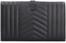 Load image into Gallery viewer, Monogram leather wallet on chain