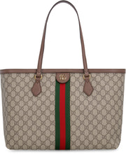 Load image into Gallery viewer, Ophidia GG supreme fabric tote bag