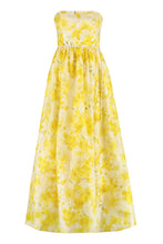 Load image into Gallery viewer, Wonderland printed linen maxi dress