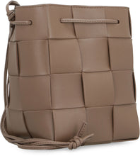 Load image into Gallery viewer, Cassette leather bucket bag