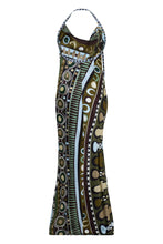 Load image into Gallery viewer, Long dress in mixed silk