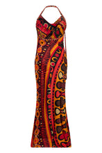 Load image into Gallery viewer, Long dress in mixed silk