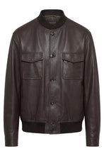 Load image into Gallery viewer, Leather Bomber