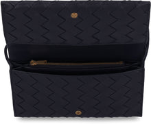 Load image into Gallery viewer, Leather wallet with shoulder strap