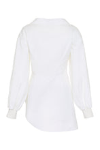 Load image into Gallery viewer, Asymmetric cotton shirt