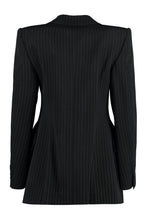 Load image into Gallery viewer, Wool pinstripe blazer