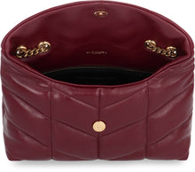 Load image into Gallery viewer, Puffer Toy bag in shiny leather