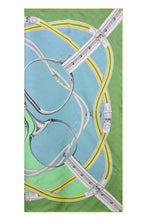 Load image into Gallery viewer, Silk jacquard printed scarf