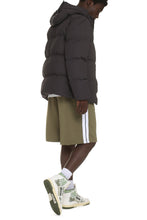 Load image into Gallery viewer, Hooded full-zip down jacket